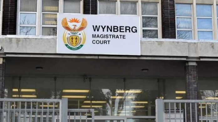 Police investigate shooting incident at Wynberg Magistrate’s Court in Cape Town, April 2025.