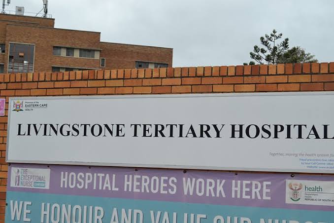 Livingstone Hospital entrance gate in Gqeberha