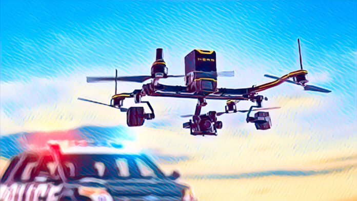 Cape Town officers using drone and CCTV to monitor public safety