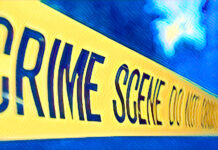 Man Arrested After Stabbing Girlfriend To Death In Limpopo Crime scene tape outside a house in Malamulele, Limpopo
